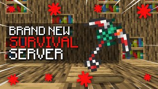 PLAYING ON THE BEST MINECRAFT SURVIVAL SERVER [upl. by Ayna]