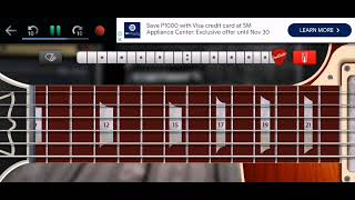 metallica  blackened intro reverse and non reverse on guitar app [upl. by Anihpled]