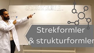 Hvordan skrivetegne kjemiske strukturerformler  strekformler strukturformler Ep15 [upl. by Adnulahs]