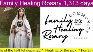 Family Healing Rosary 1313 days l Holytrav Wanderer [upl. by Enaitsirhc]