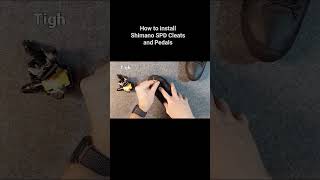 How to install Shimano PDM520 Cleats and Pedals [upl. by Erdna]