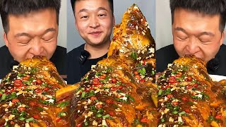 Asmr Chinese Food Mukbang Spicy Fish 목소리도 좋고 진짜같아 [upl. by Clemen]