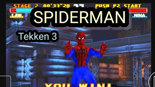 Spiderman Tekken 3 Mobile Gameplay [upl. by Atilal551]