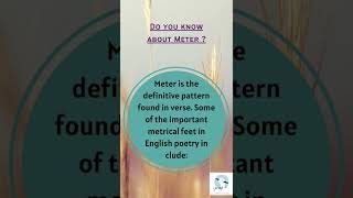 quotWhat is Meter in Poetryquot A Literary Guide for English Students shorts [upl. by Seka10]