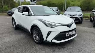 YO22PLV TOYOTA CHR EXCEL WHITE 2022 TOYOTA BURROWS WORKSOP [upl. by Annohsed247]