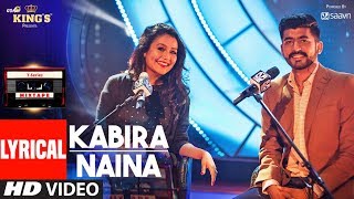 Kabira Naina Lyrical Video Songs l TSeries Mixtape  Neha Kakkar  Mohd Irfan l TSeries [upl. by Mihsah]