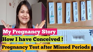 My Pregnancy Story  How I have Conceived  Pregnancy Test Result after I Missed my Periods Date [upl. by Inele]