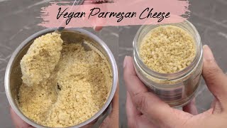 Vegan Parmesan Cheese  Quick and easy recipe  DAIRYFREE  Veganuary 2021 [upl. by Nannek]