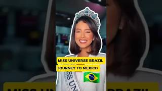 MIAS UNIVERSE BRAZIL JOURNEY TO MEXICO missuniverse2024 missuniversebrazil2024 missuniversebrazil [upl. by Charron]