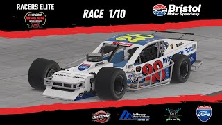 Racers Elite Whelen Modifed Series  Bristol  Race 110 [upl. by Naihs700]