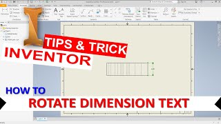 Inventor How To Rotate Dimension Text [upl. by Aveneg205]