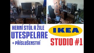 UTESPELARE herní stůl a židle  příslušenství z Ikea  Studio 1 [upl. by Salem]