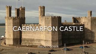 Caernarfon Castle amp Town Walls North Wales  Drone Vision [upl. by Trelu]