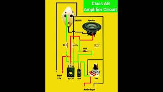 2N3055 ic amplifier circuit diagram simple amplifier electrical electrician shorts amplifier [upl. by Nida]