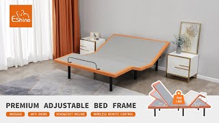 Adjustable bed frame Quick installation in 5 minutes [upl. by Seve]