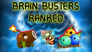 Every Brain Buster RANKED From WORST To BEST  Plants VS Zombies 2 [upl. by Ethel]