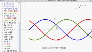 voltaje trifásico Geogebra [upl. by Siekram]