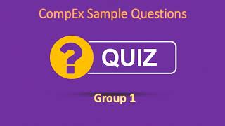 CompEx Sample Questions Group 1 inspection  construction [upl. by Horsey374]