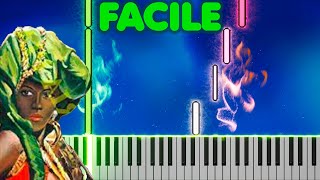 FACCETTA NERA FACILE PIANO TUTORIAL  SPARTITO GRATIS [upl. by Siouxie]