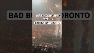 Bad bunny Toronto live 2024  Most wanted tour 2024  badbunny badbunnytoronto badbunnytour [upl. by Anirbaz696]