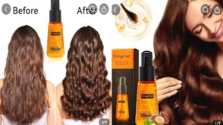 Morocco hair essential oil review  Hair serum  GlowupwithShagufta [upl. by Hizar]