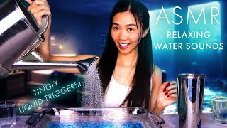 ASMR Water Sounds 🌊 for people who need sleep 😴 Tingly Liquid Triggers Soft Spoken with Savannah 💗 [upl. by Ellerey]