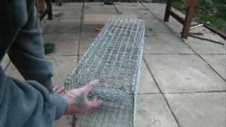 Making a metal cage trap part 3 [upl. by Cyprio]