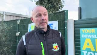 INTERVIEW  Paul Carden after 00 draw at Runcorn Linnets [upl. by Acimaj]