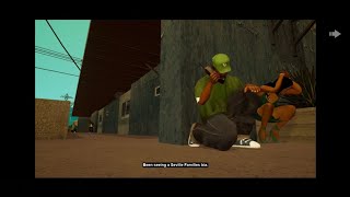 GTA San Andreas The Definitive edition Mobile  Mission 8 Sweets girl [upl. by Dougie133]