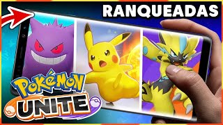 🔴 RANQUEADAS Pokémon Unite gameplay BR Novo jogo Pokemon 2021 [upl. by Hughmanick]