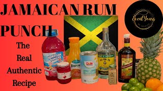 How to Make Authentic Jamaican Rum Punch Step by Step [upl. by Hahseram]