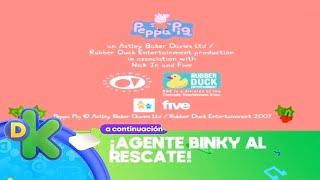 Créditos La Navidad de Peppaa continuación agente binky al rescatefeed panregional [upl. by Tiffanle]