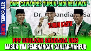 SANDI TURUN KASTA PPP USULKAN SANDIAGA UNO MASUK TIM PEMENANGAN GANJARMAHFUD BLUNDER [upl. by Other]