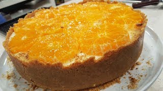 Cheesecake de mandarinas con leche condensada [upl. by Attenyt422]