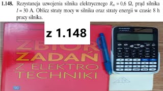 Zadanie 1148 Elektrotechnika  zbiór zadań by Aleksy Markiewicz [upl. by Ramma]