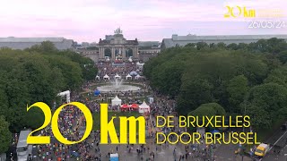 🥇 20km dedoor Brussels 2024 🏁 Aftermovie 🏃‍♀️🏃‍♂️ [upl. by Alveta]