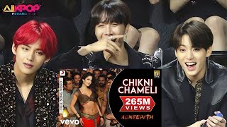 bts reaction to Chikni Chameli SONG l bts reaction to bollywood song l [upl. by Appolonia]