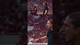 FILIPE LUÍS MANDA GABIGOL JOGAR  FLAMENGO X ATLÉTICOMG  shorts  geglobo [upl. by Aunson]