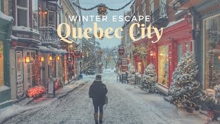 Winter Escape Christmas in Quebec City [upl. by Canty]