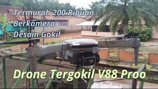 Drone Ter Gokil V88 mustofachenel8420 [upl. by Eon930]