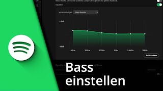 Spotify Bass einstellen  Spotify Bass Boost ✅ Tutorial [upl. by Ayhay]