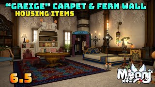 FFXIV quotGreigequot Carpet amp Fern Walls  65 Housing [upl. by Mccullough585]