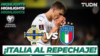 Highlights  Irlanda del Norte vs Italia  UEFA European Qualifiers 2021  TUDN [upl. by Horter]