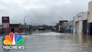 Nor’easter blasting East Coast atmospheric river storm sweeping California [upl. by Ahsim]