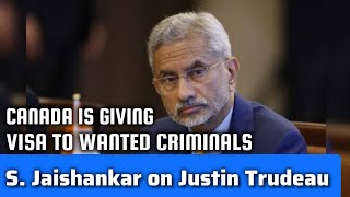 S Jaishankar on Justin Trudeaus remark on India [upl. by Abdel]