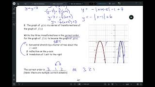 Transformations Lesson 6 Combined Transformations Part 2 [upl. by Amis]