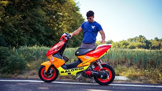 PROVO LO SCOOTER PIU POTENTE DITALIA DI SpampinAutoeMoto AREOX MALOSSI 94CC atomico 🤯 [upl. by Ocisnarf]