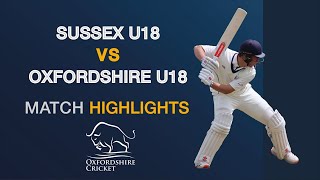 Oxfordshire U18 v Sussex U18 [upl. by Pearline]