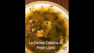 Receta 95 Potaje de acelgas con garbanzos estilo canario [upl. by Htomit]