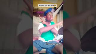 le contraire des mots🤣 facebook youtubeshorts comedie justforfun tiktok pourtoi [upl. by Ecraep]